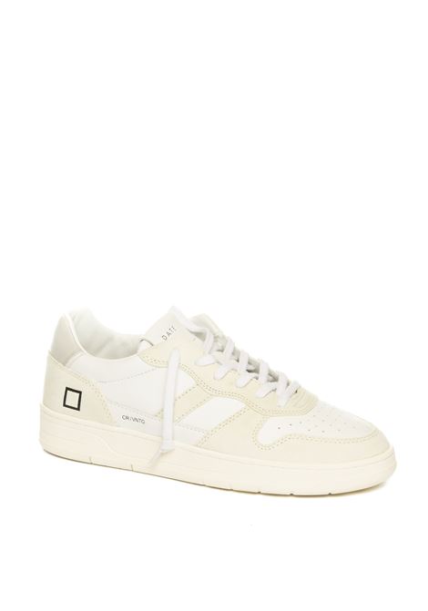 White court vintage sneaker D.A.T.E. | COURT UVINTAGE-WHITE